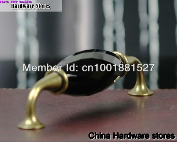 black door handles